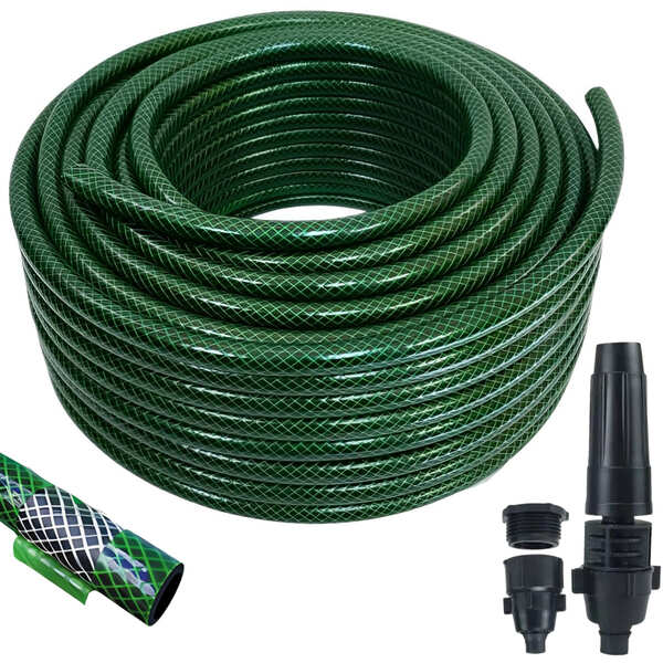 Mangueira De Jardim 25m Metros Reforçada Trançada | Ledmang